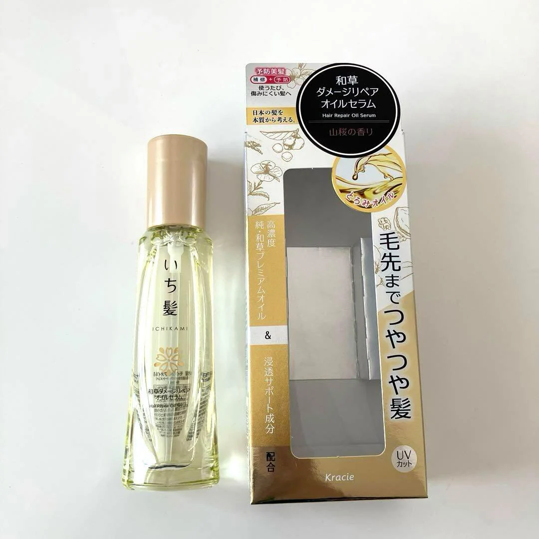 Ichikami Japanese Herbal Damage Repair Oil Hair Serum 60ml - Image 3