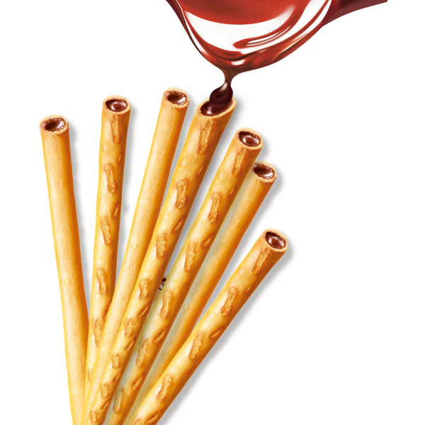 Lotte Toppo Chocolate-Filled Pretzel Sticks Snack (Pack of 5) - Image 2