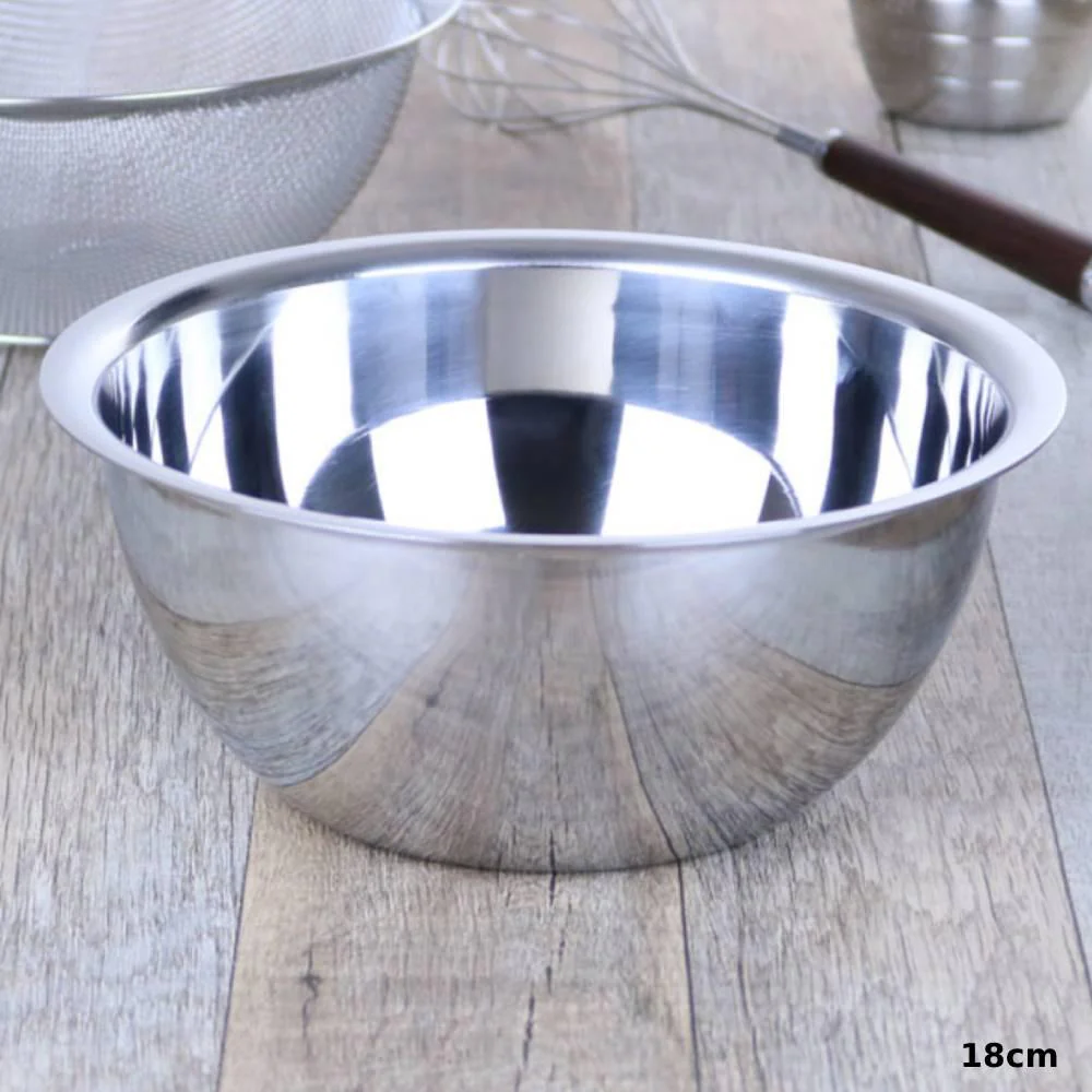 Maruefu Large Mixing Bowl Stainless Steel Stackable Bowls - Image 5