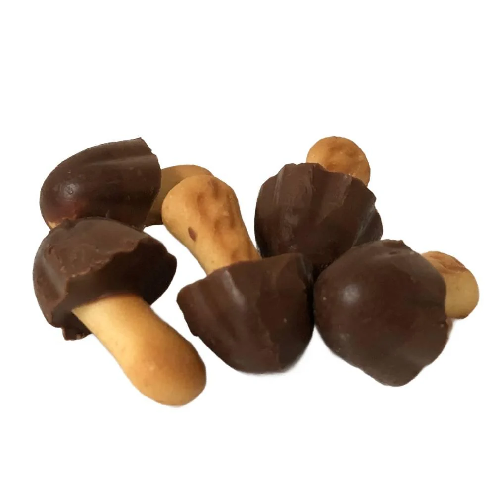 Meiji Kinoko no Yama Chocolate Mushroom Shaped Biscuits 66g - Image 2