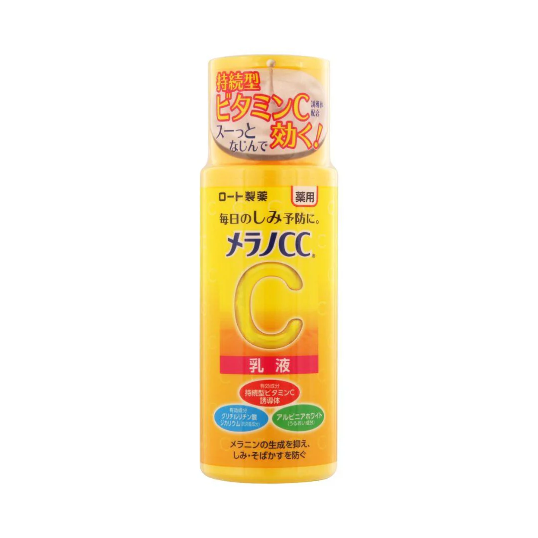 Melano CC Vitamin C Milky Lotion For Freckles & Acne Scars 120ml