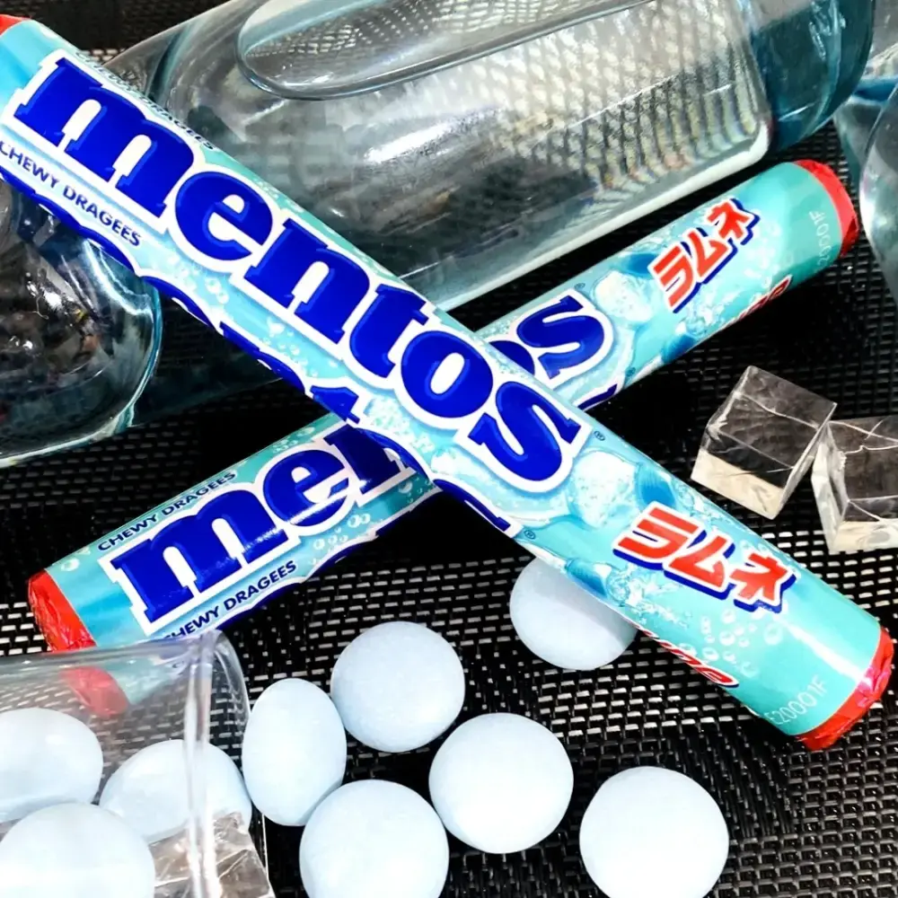 Mentos Chewy Dragees Japanese Ramune Soda Soft Candy (Pack of 6) - Image 5