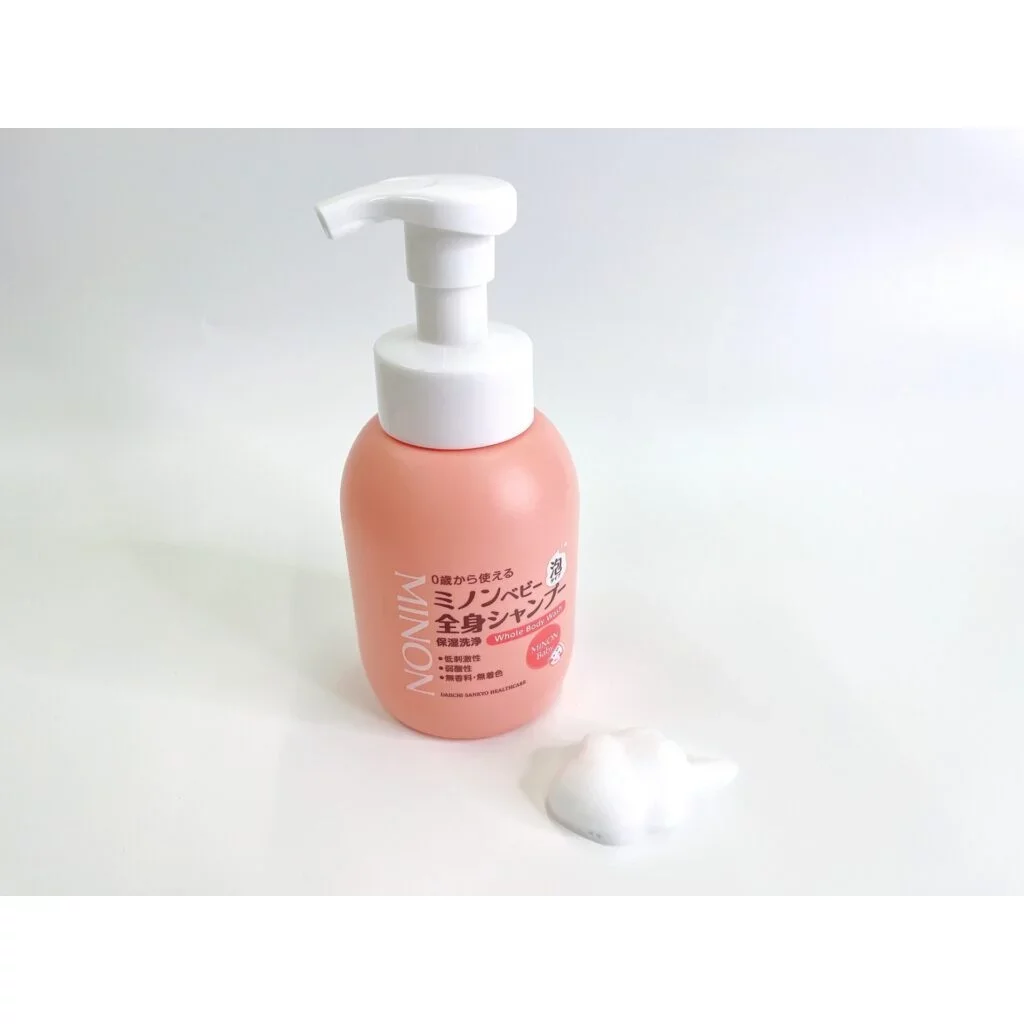 Minon Baby Shampoo Foaming Body Soap for Sensitive Skin 350ml - Image 3