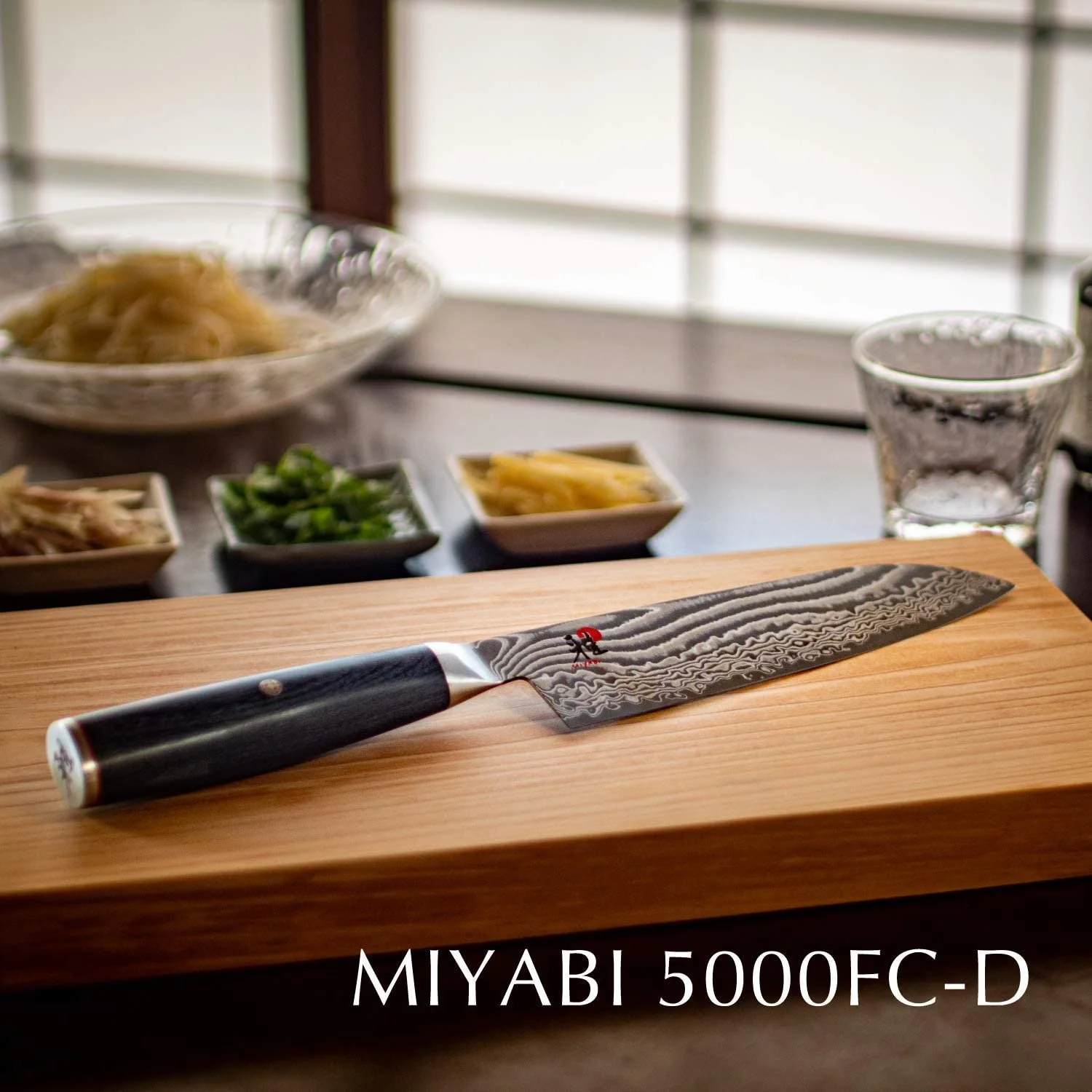 Miyabi 5000FC-D Damascus Steel Santoku Knife 180mm - Image 3