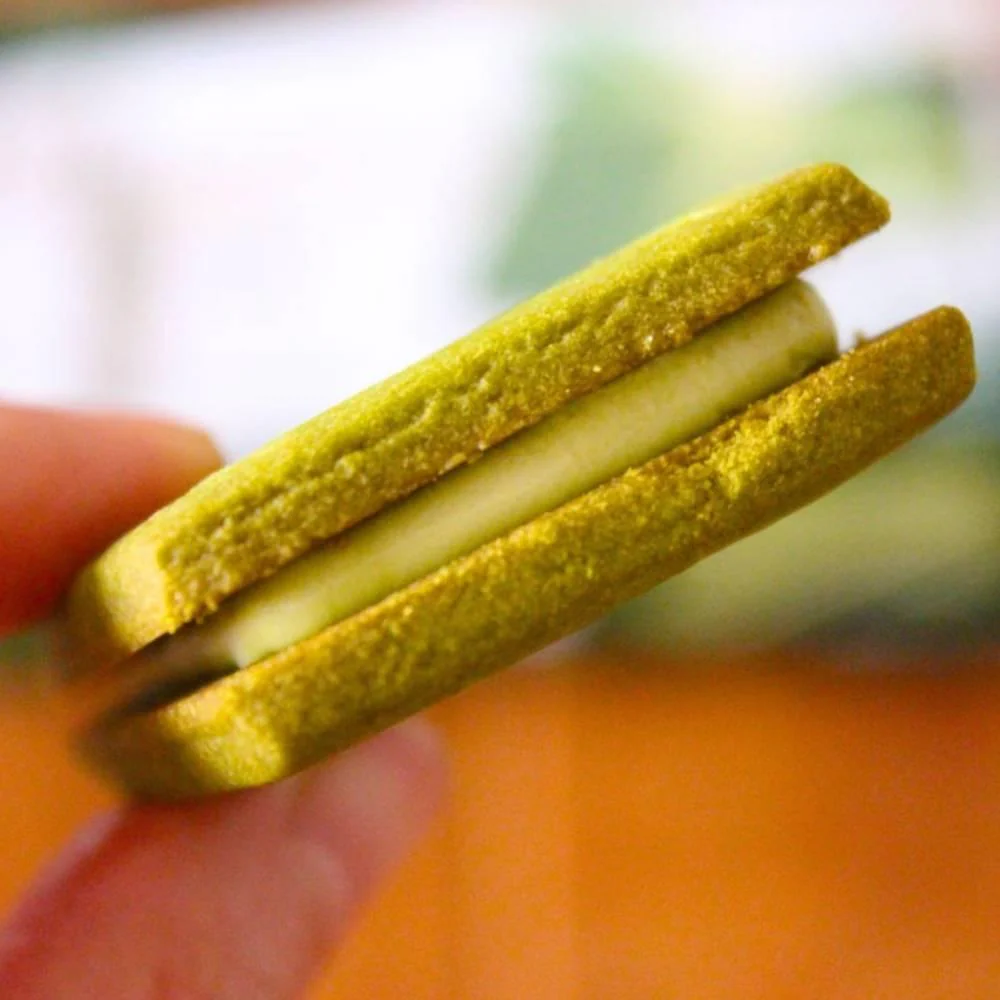Mr. Ito Confetti Kyoto Matcha & White Chocolate Sable Cookies 6ct. - Image 3