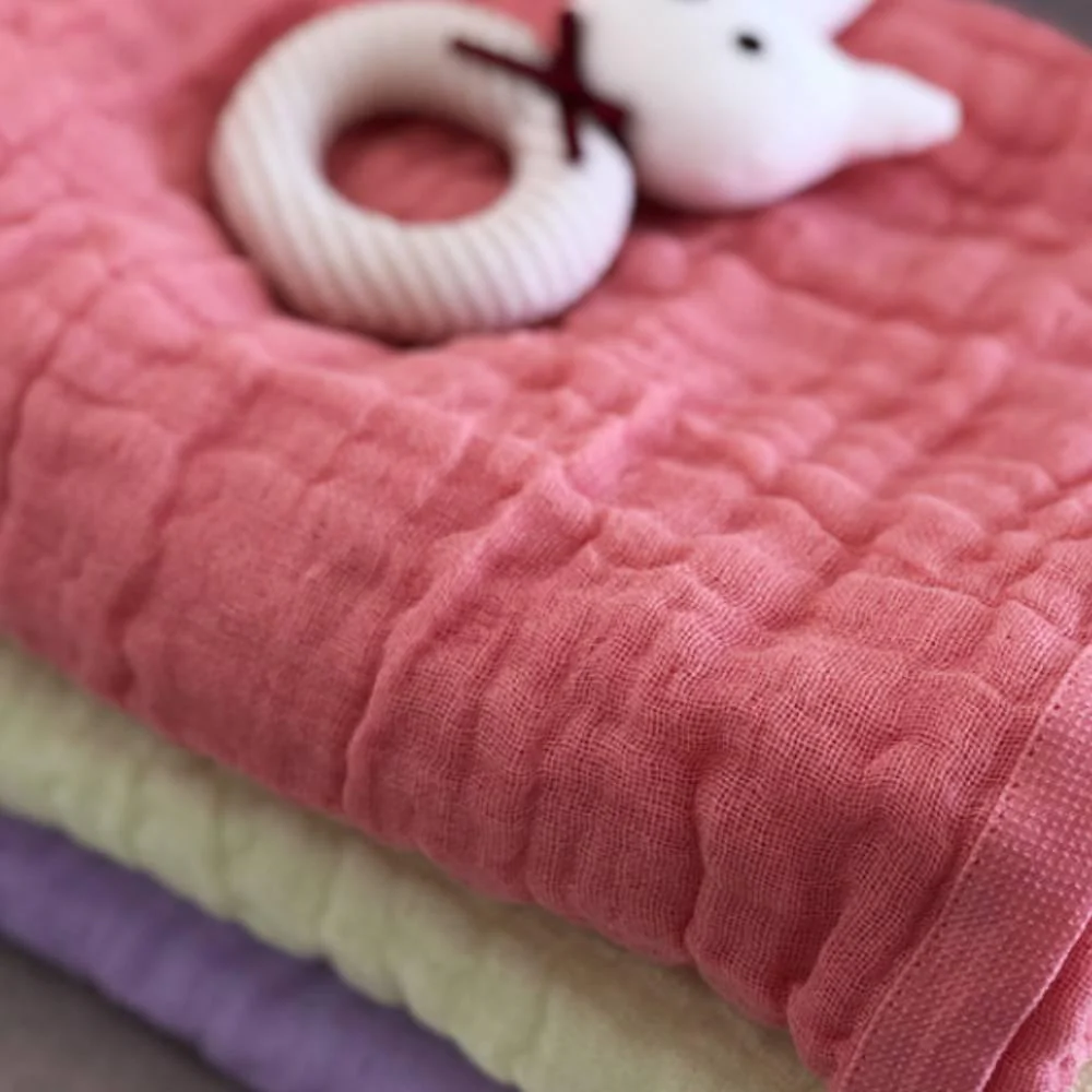 Muslin Baby Swaddle 100% Cotton Baby Safe Swaddling Blanket 90cm - Image 3