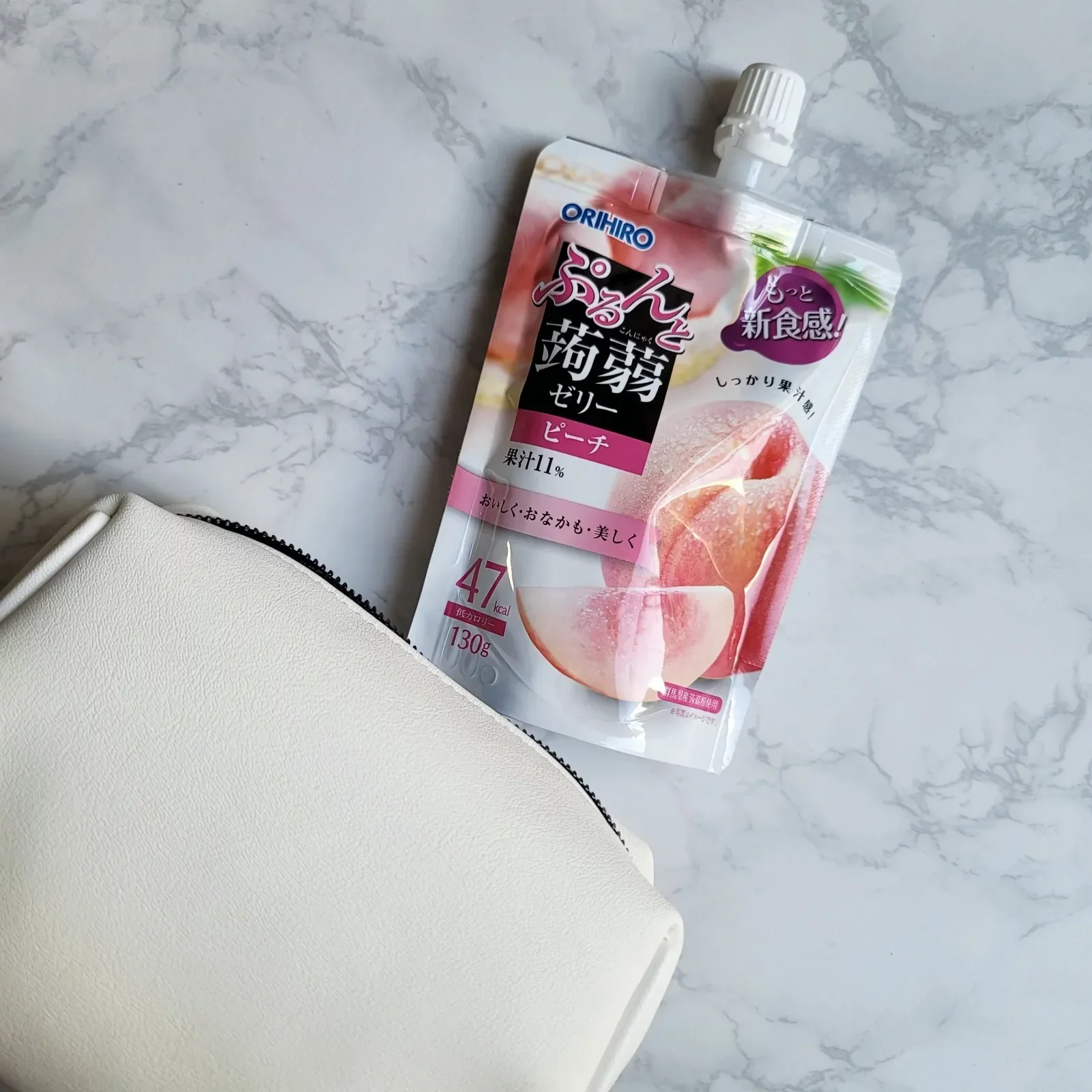 Orihiro Drinkable Konjac Jelly Drink Peach Flavor 130g - Image 2
