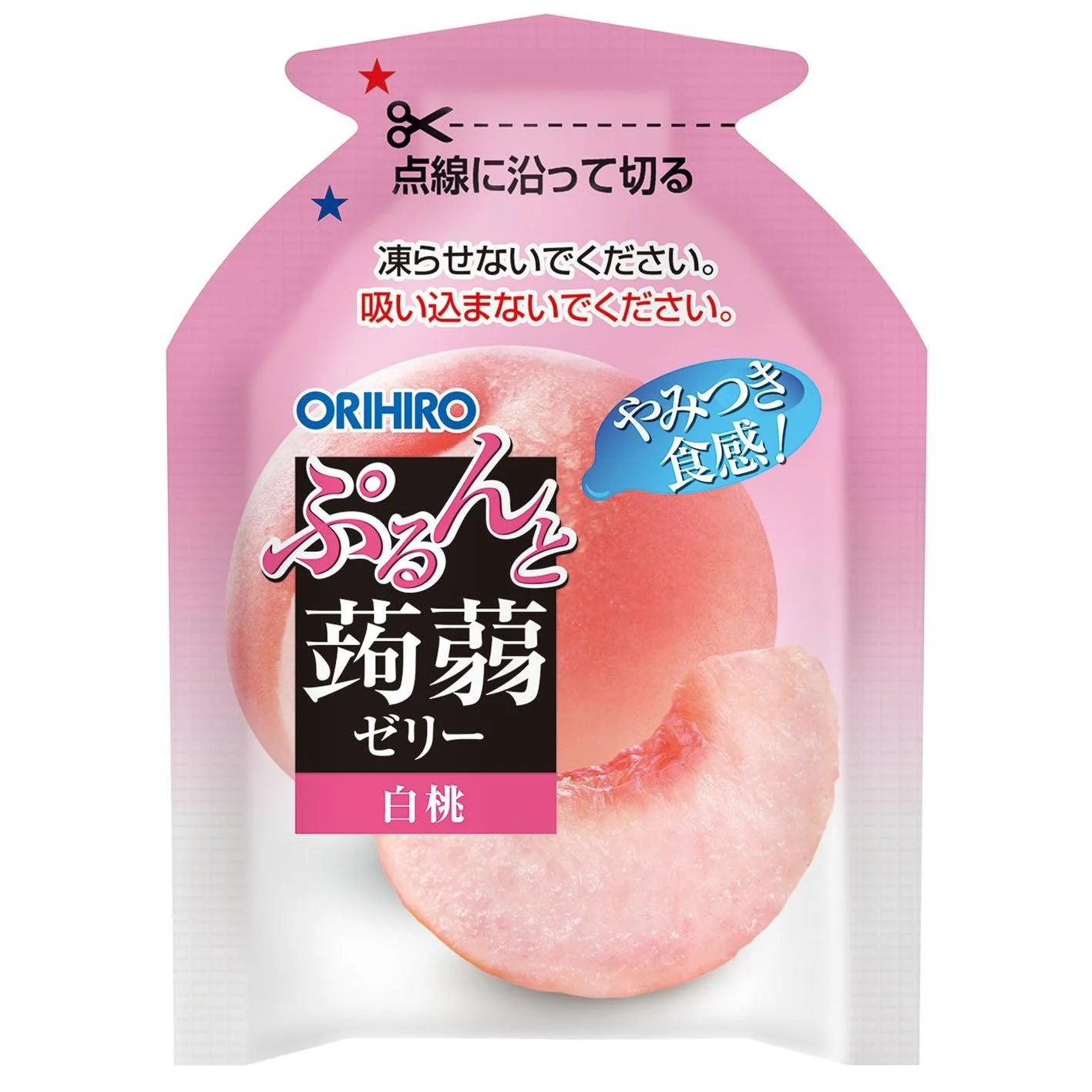 Orihiro Konjac Fruit Jelly Peach Flavor Low Calorie Snack 120g - Image 5