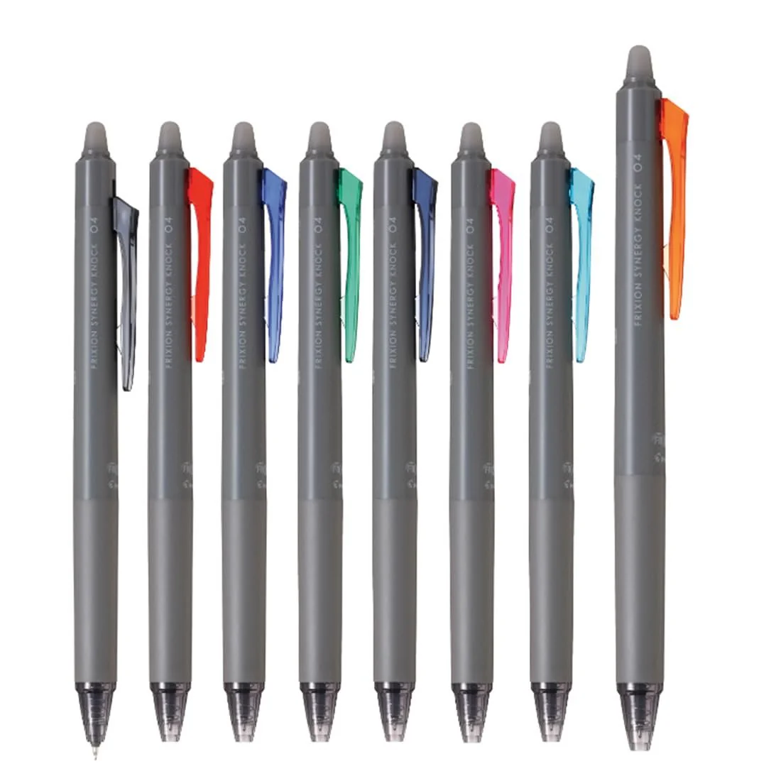 Pilot Frixion Synergy Knock Erasable Gel Ink Pens 8 Colors Pack 0.4mm - Image 3