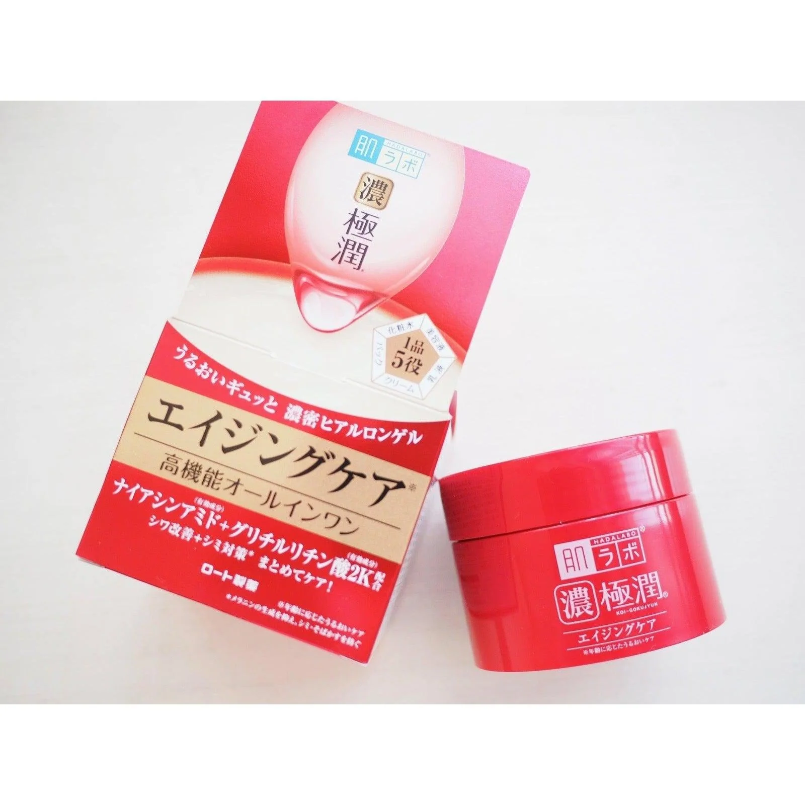 Hada Labo Gokujyun Skin Plumping Perfect Gel Cream 100g - Image 4