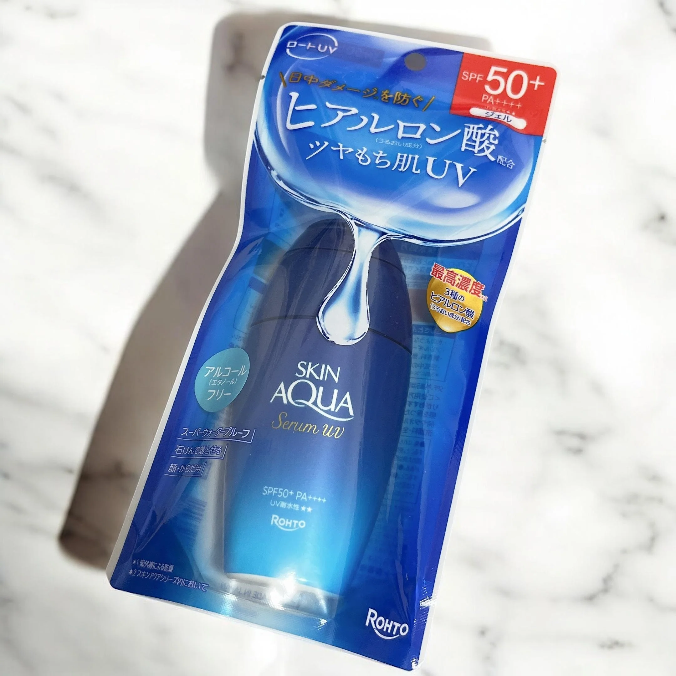 Skin Aqua Hyaluronic Serum UV Sunscreen Gel SPF50+ 70g - Image 5