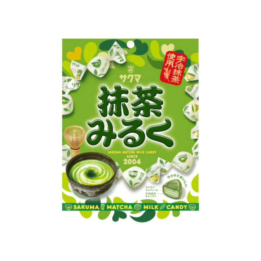 Sakuma Matcha Milk Creamy Green Tea Candy 58g