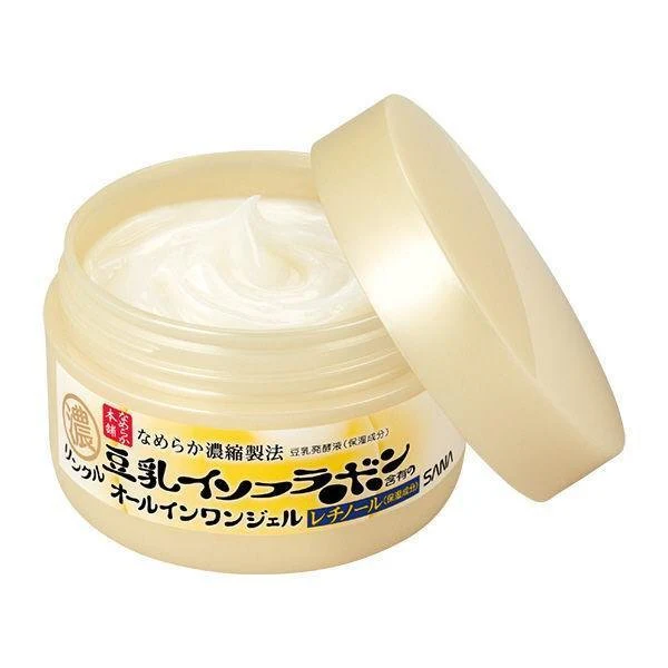 Sana Nameraka Honpo Isoflavone Wrinkle Gel Cream 100g - Image 3