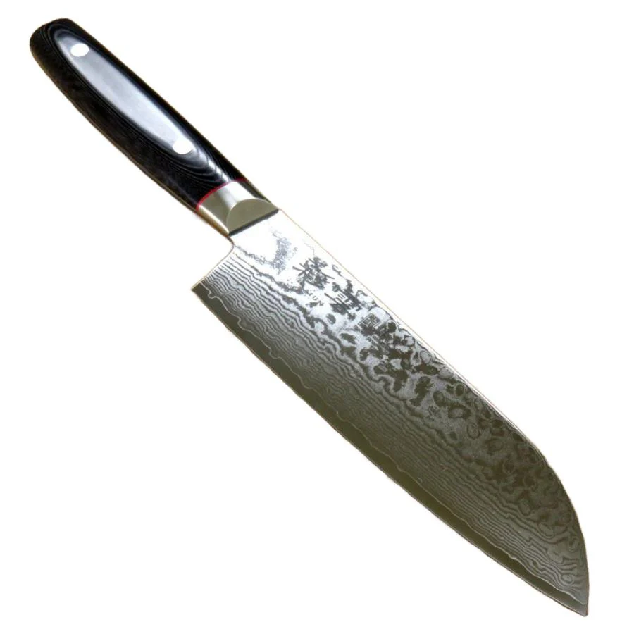 Seki Kanetsugu Saiun 33-Layer Damascus Steel Santoku Knife 170mm - Image 2