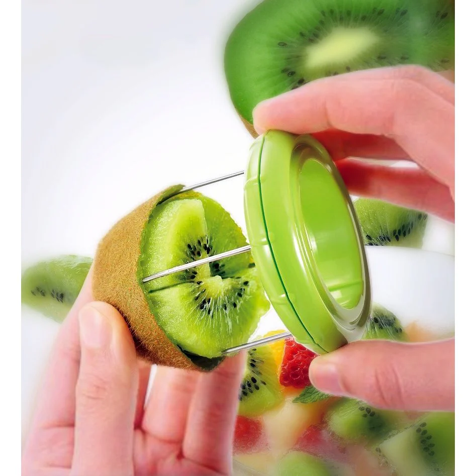 Shimomura Kiwi Fruit Cutter Peeling & Slicing Tool - Image 3