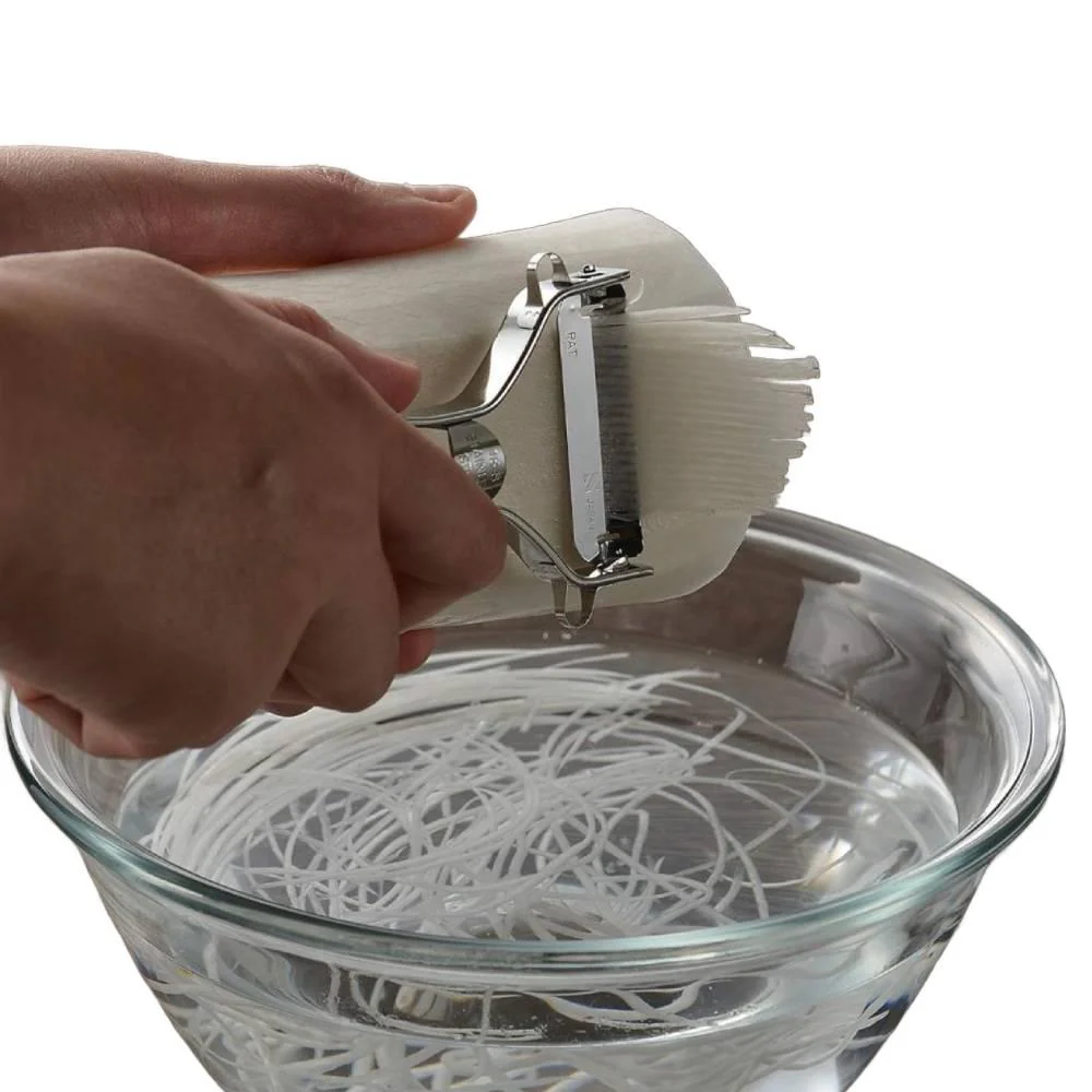 Shimomura Pro Grade Garnish Peeler Julienne Vegetable Peeler - Image 3
