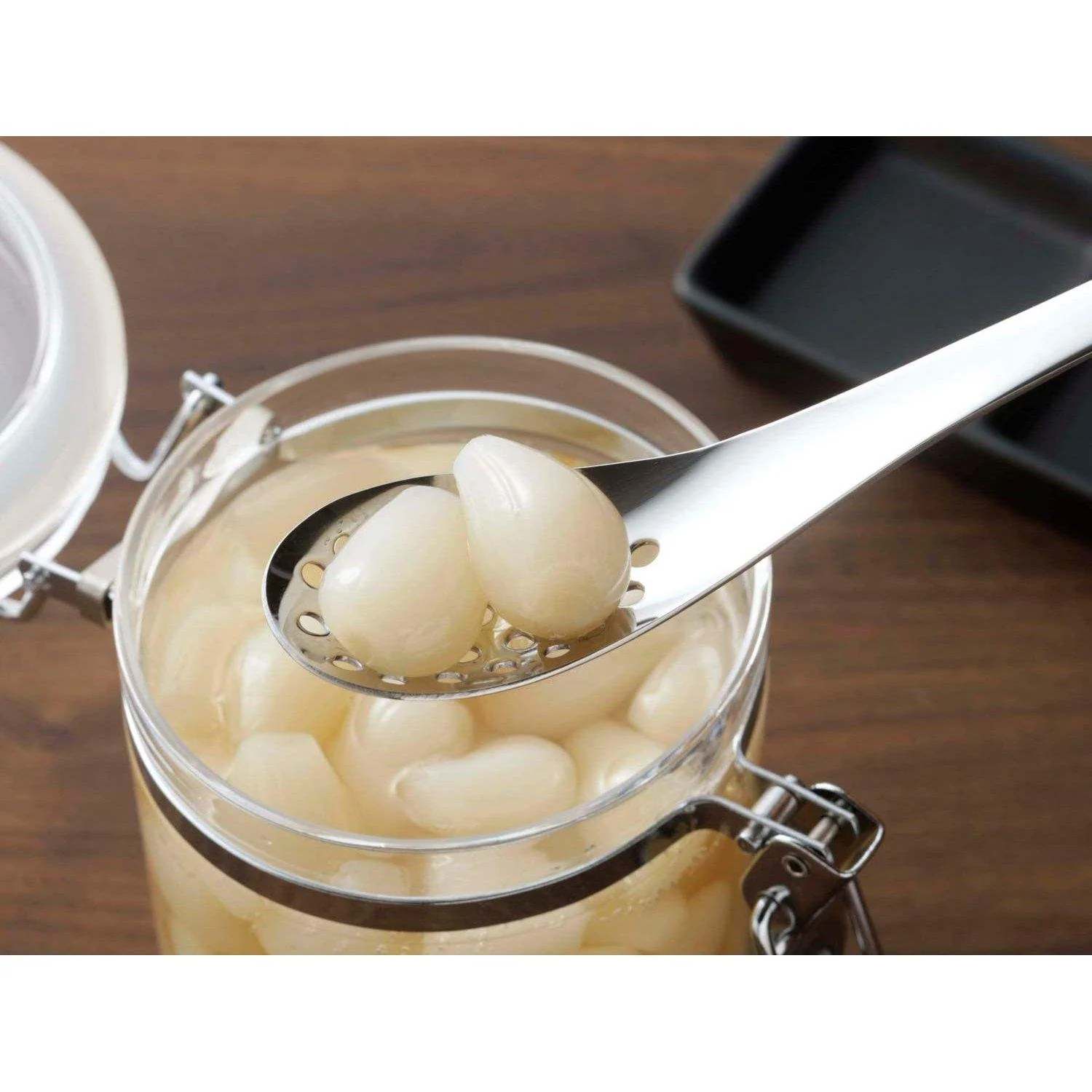 Shimomura Stainless Steel Slotted Renge Spoons (5 Pieces Set) - Image 5