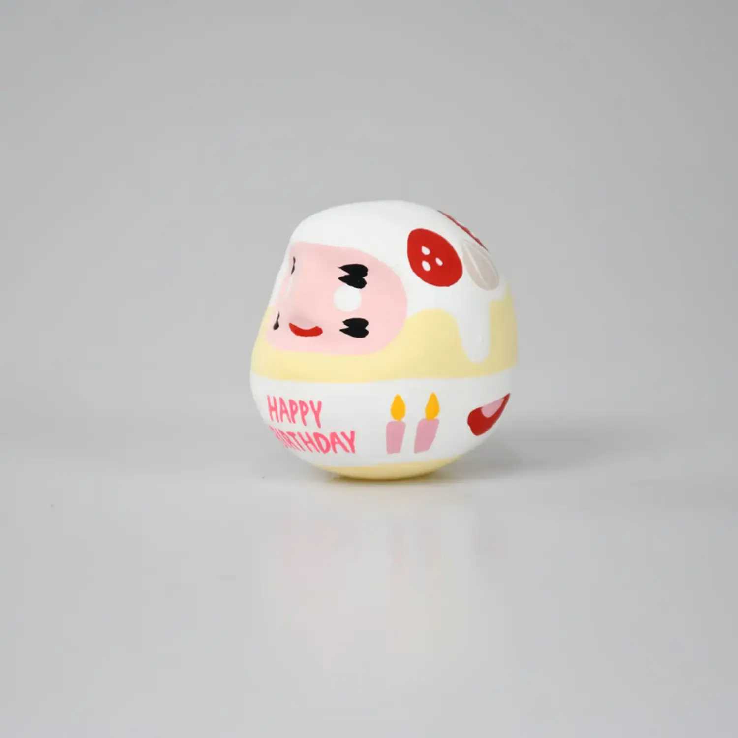 Shirakawa Daruma Happy Birthday Daruma Doll Good Luck Charm 4.5cm - Image 2
