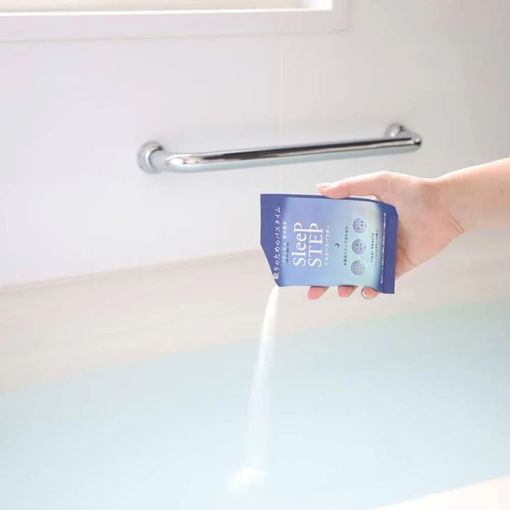 Sleep Step Bath Salt Clear Beauty Refreshing Herbal Bergamot 45g - Image 2