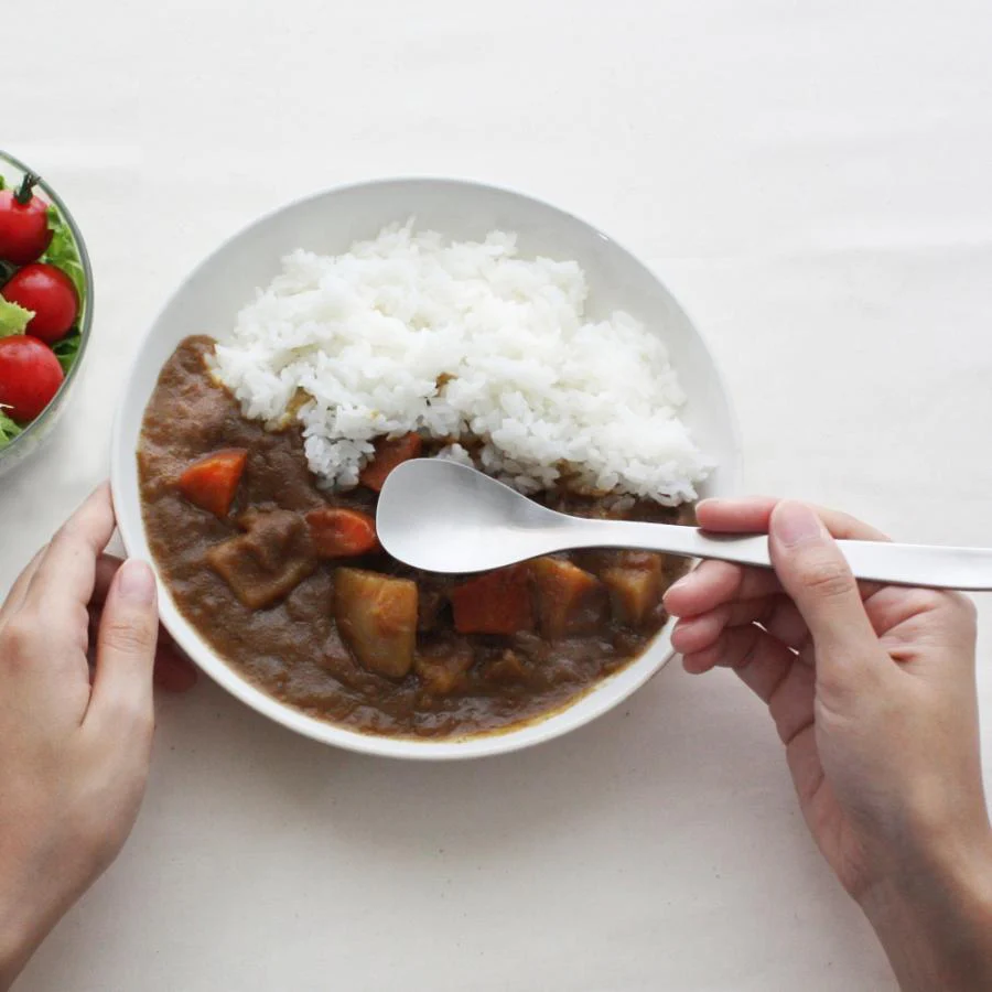 Sori Yanagi Curry Spoon Stainless Steel Spoon For Curry Dishes 183mm - Image 3