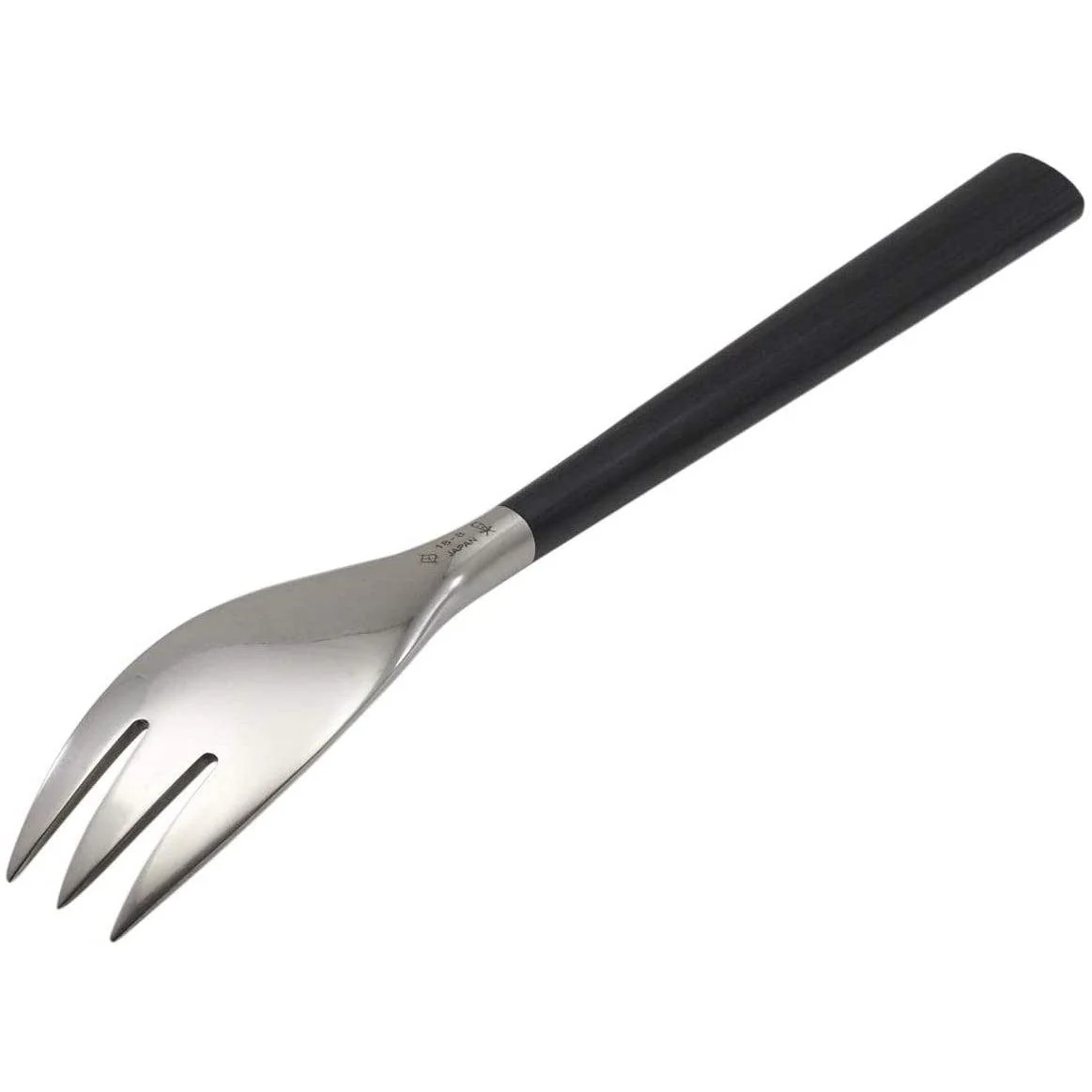 Sori Yanagi Designer Dessert Fork Birch Wood Handle 190mm - Image 3