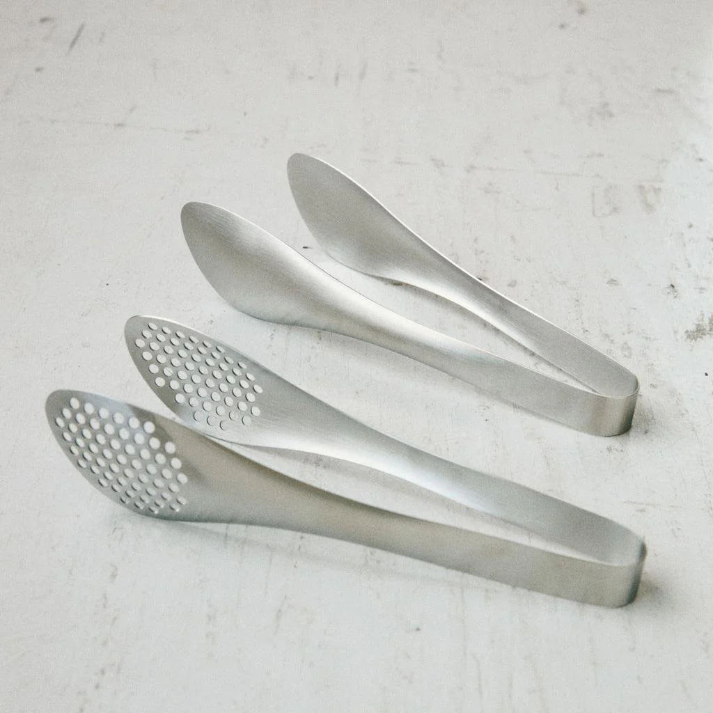 Sori Yanagi Stainless Steel Slotted Kitchen Tongs Dishwasher Safe - Image 7