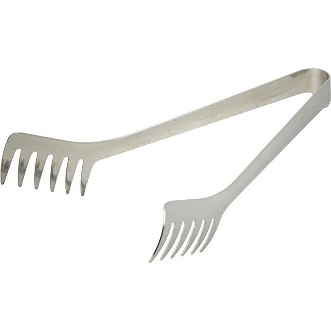 Stainless Steel Spaghetti Tongs Large Size 240mm - Image 3