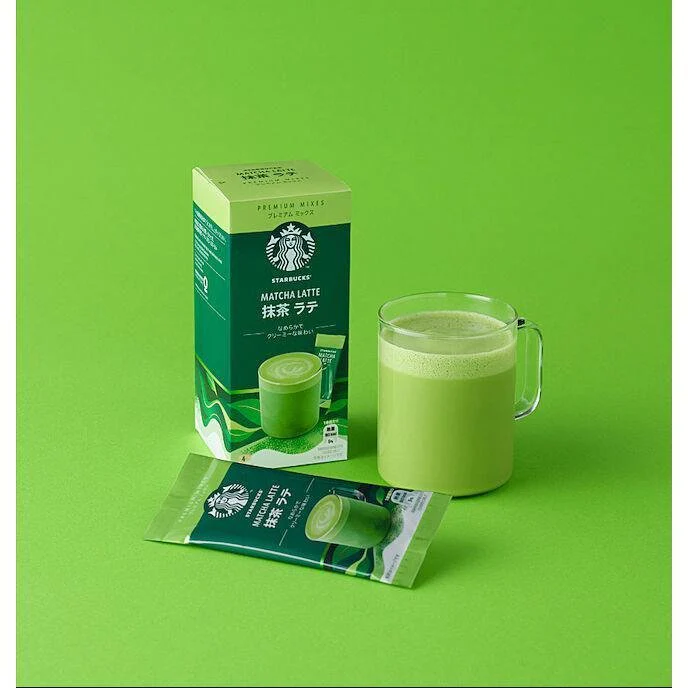 Starbucks Japan Matcha Latte Powder Premium Mixes 4 Sticks - Image 3