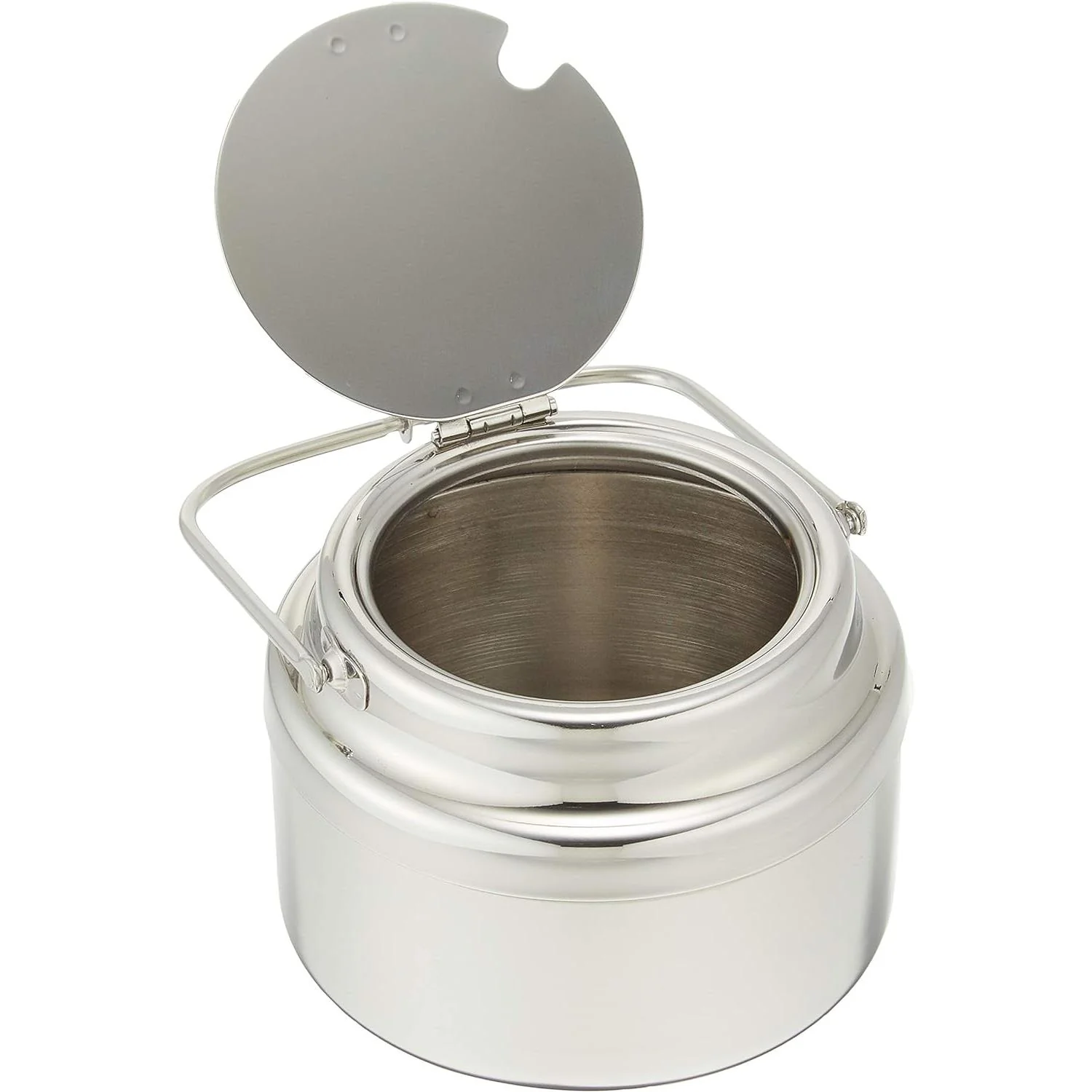 Wadasuke Sugar Container With Hinged Lid Stainless Steel Sugar Pot 400ml - Image 2