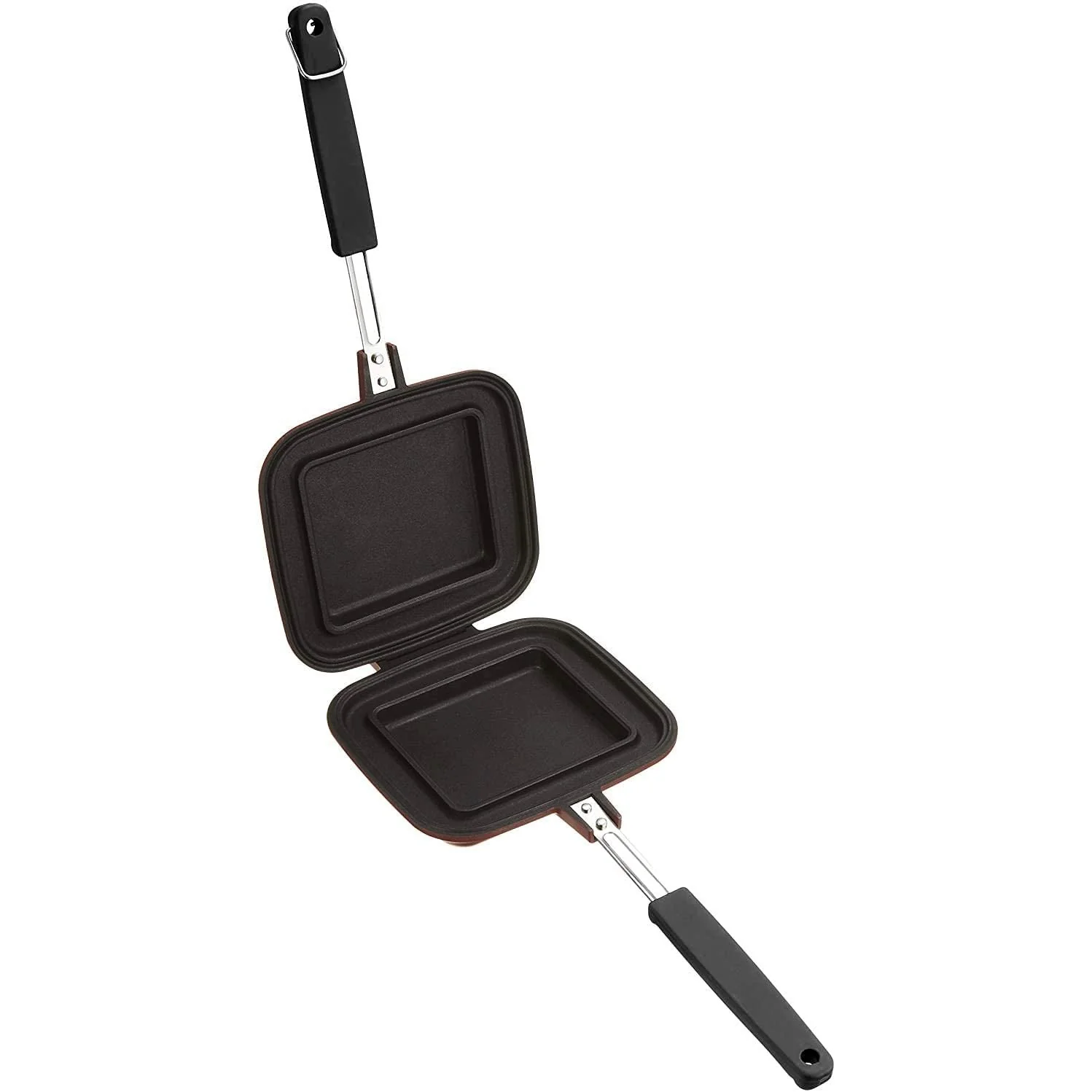 Sugiyama Metal Hot Sandwich Maker Smile Cooker DX Wine Color KS-2881 - Image 3