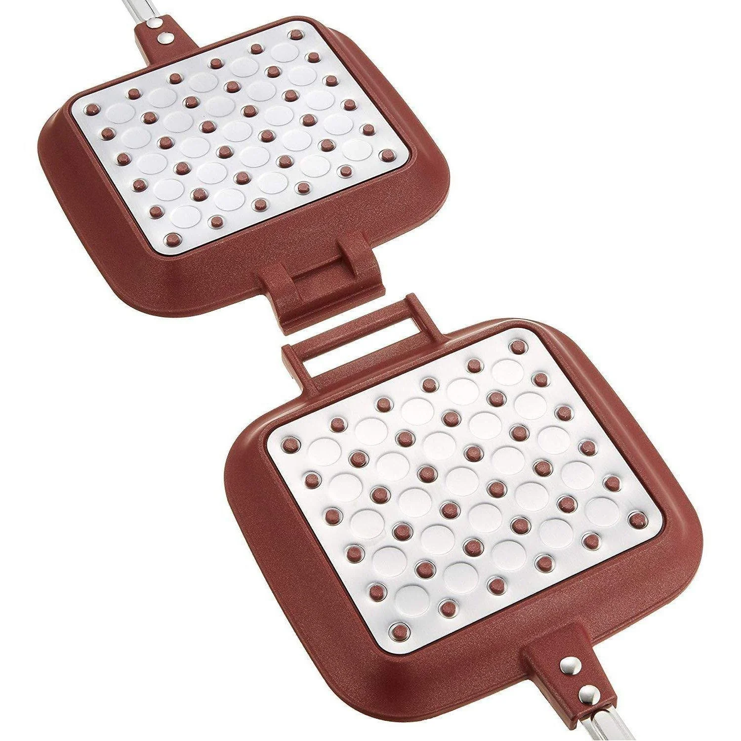 Sugiyama Metal Hot Sandwich Maker Smile Cooker DX Wine Color KS-2881 - Image 5