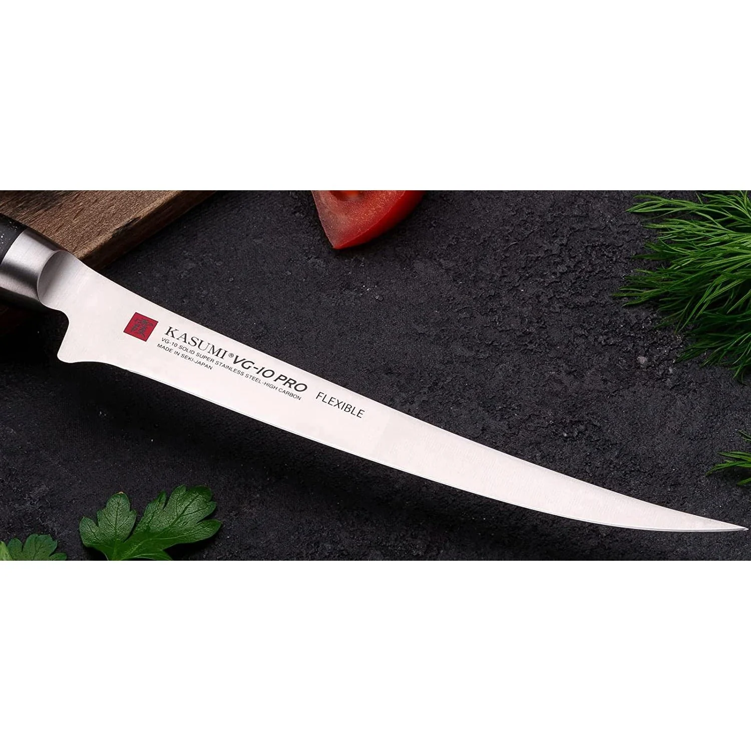 Sumikama Kasumi VG-10 Pro Japanese Fillet Knife 180mm 56018 - Image 2