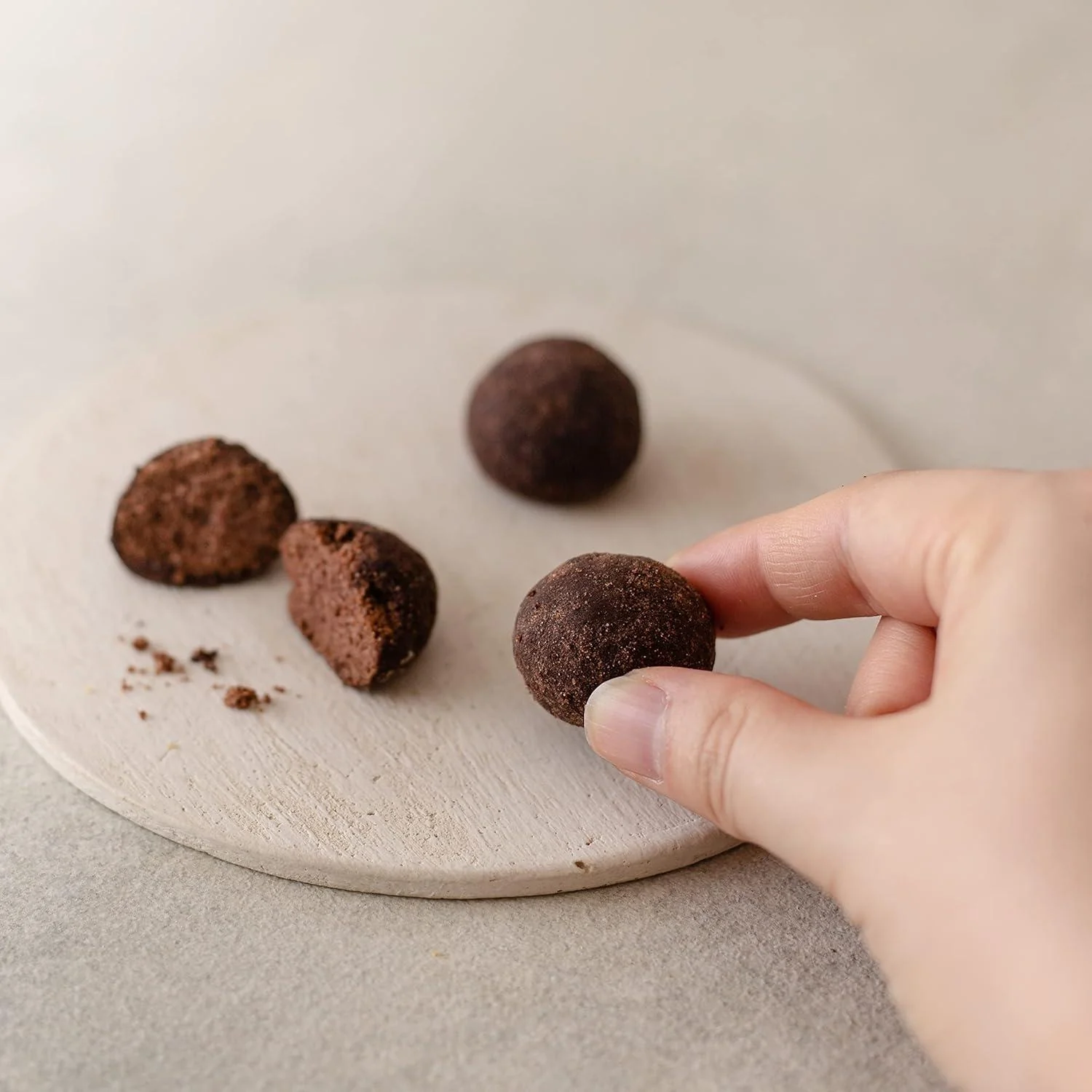 Tatatado Vegan Gluten-Free Cacao Cookie Balls (Pack of 3) - Image 2