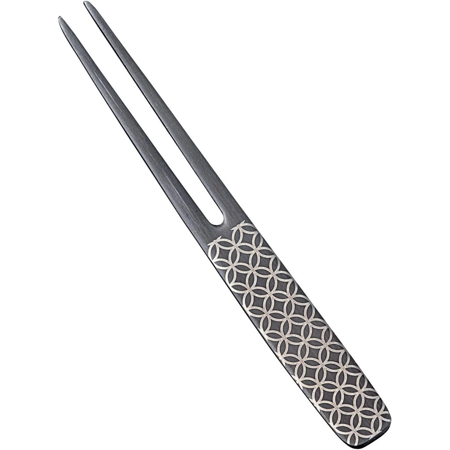 Todai Japanese Black Oxide Steel Wagashi Pick Fork 7 Piece Set - Image 8