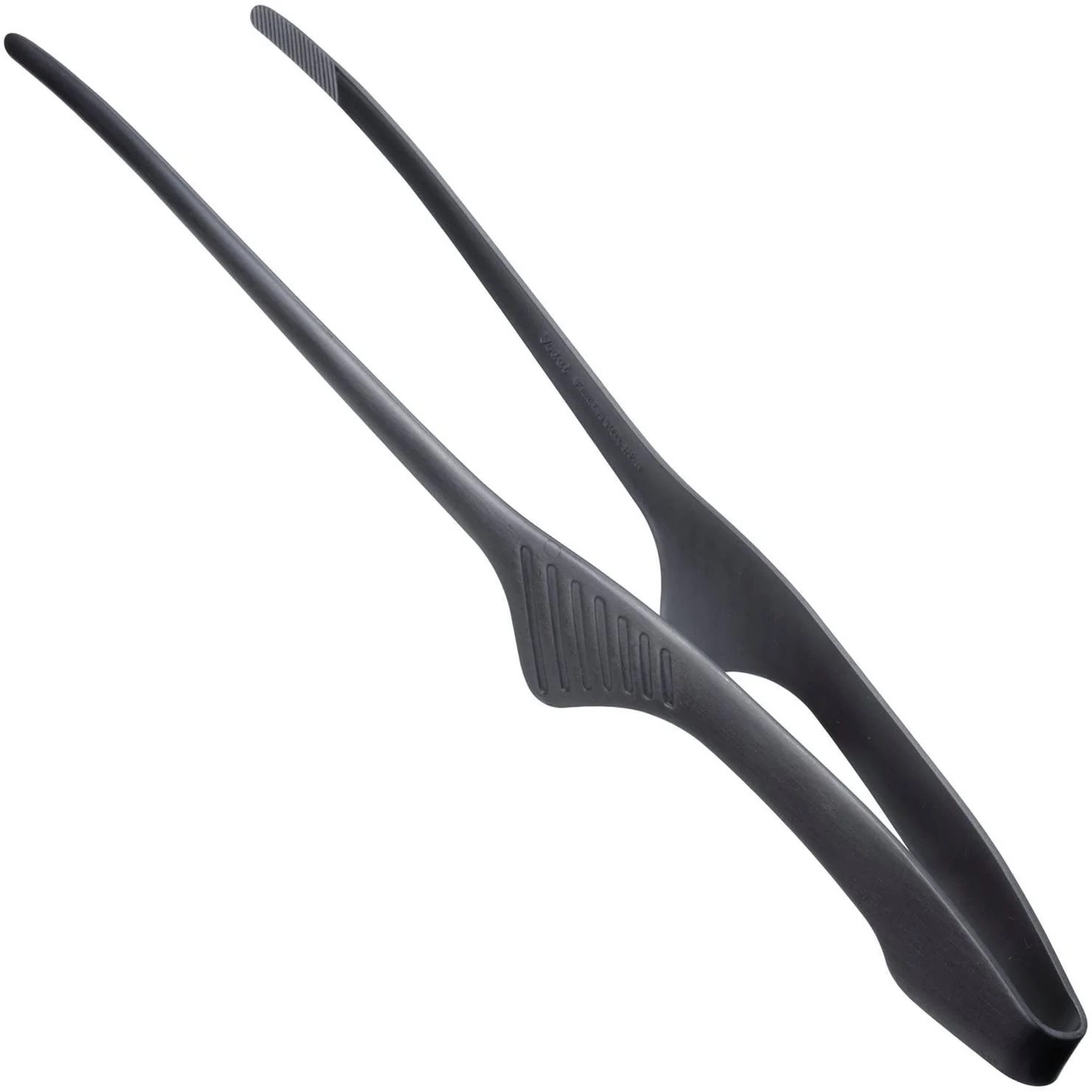 Todai Matte Black Stainless Steel Yakiniku BBQ Clever Tongs 240mm - Image 5