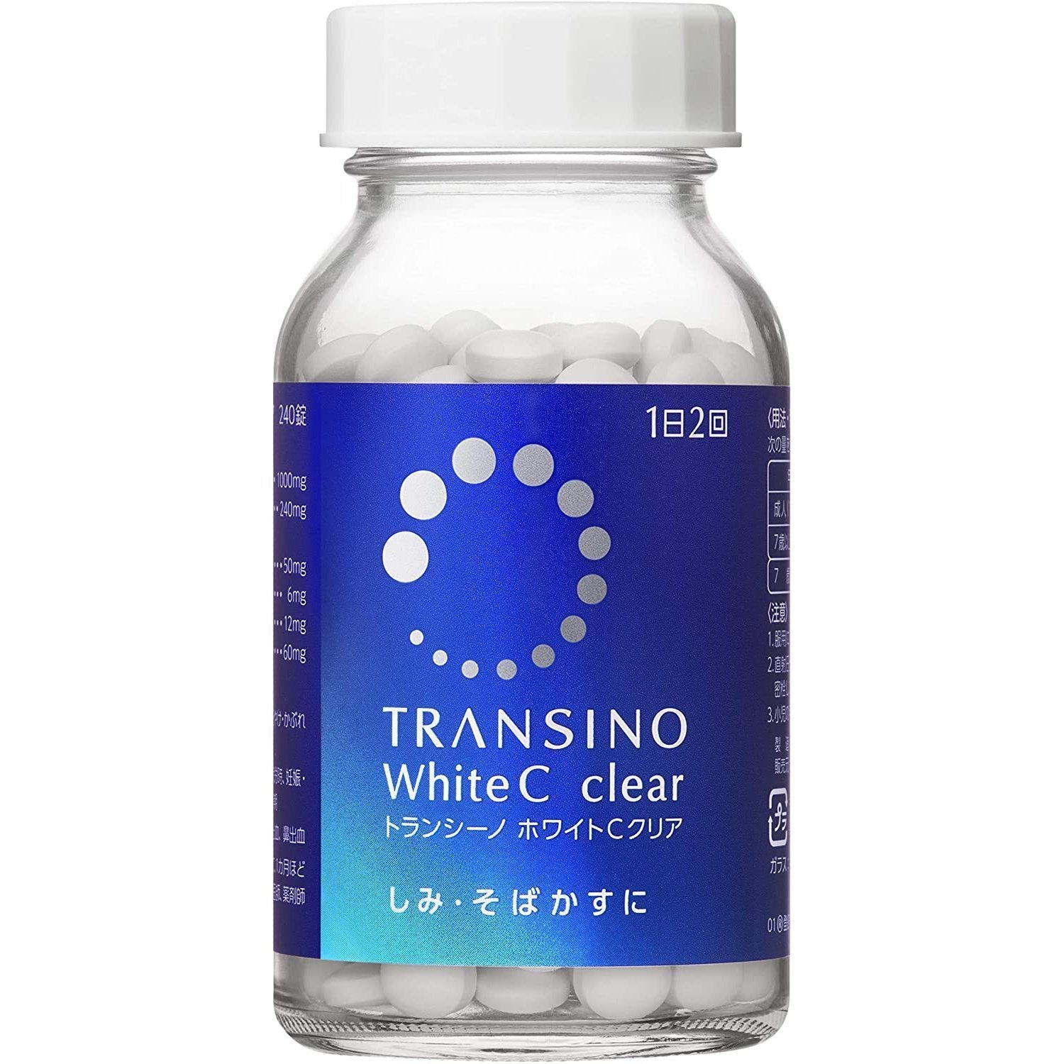 Transino White C Clear Beauty Supplement 240 Tablets - Image 2