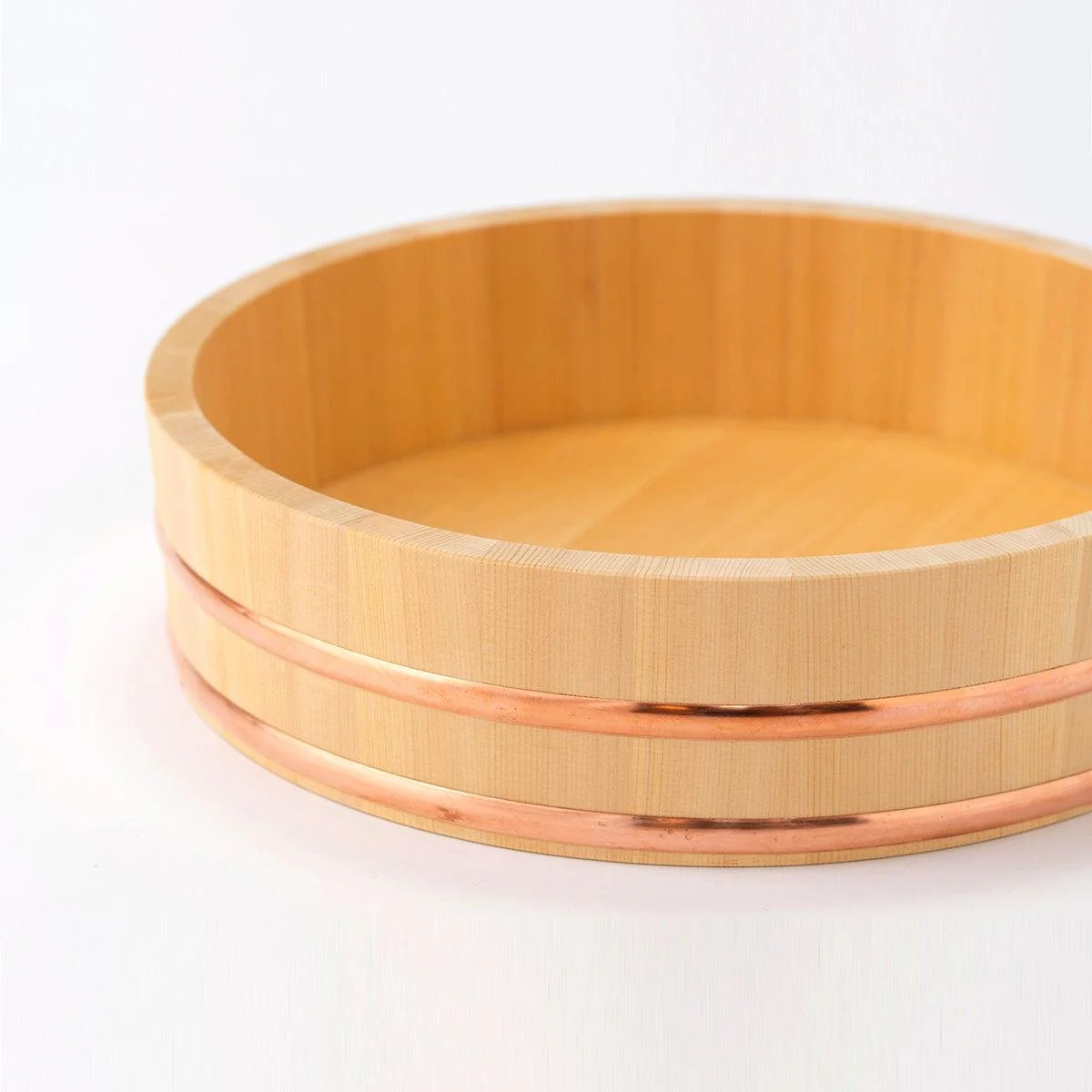 Umezawa Sawara Cypress Hangiri (Wooden Sushi Oke Bowl) 36cm - Image 6
