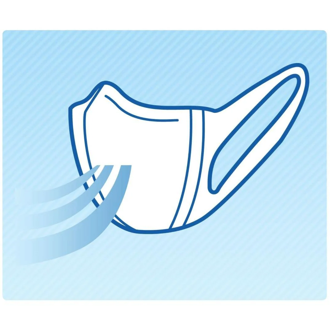 Unicharm Cho Rittai Standard White 3D Face Mask Regular Size 30 ct. - Image 2