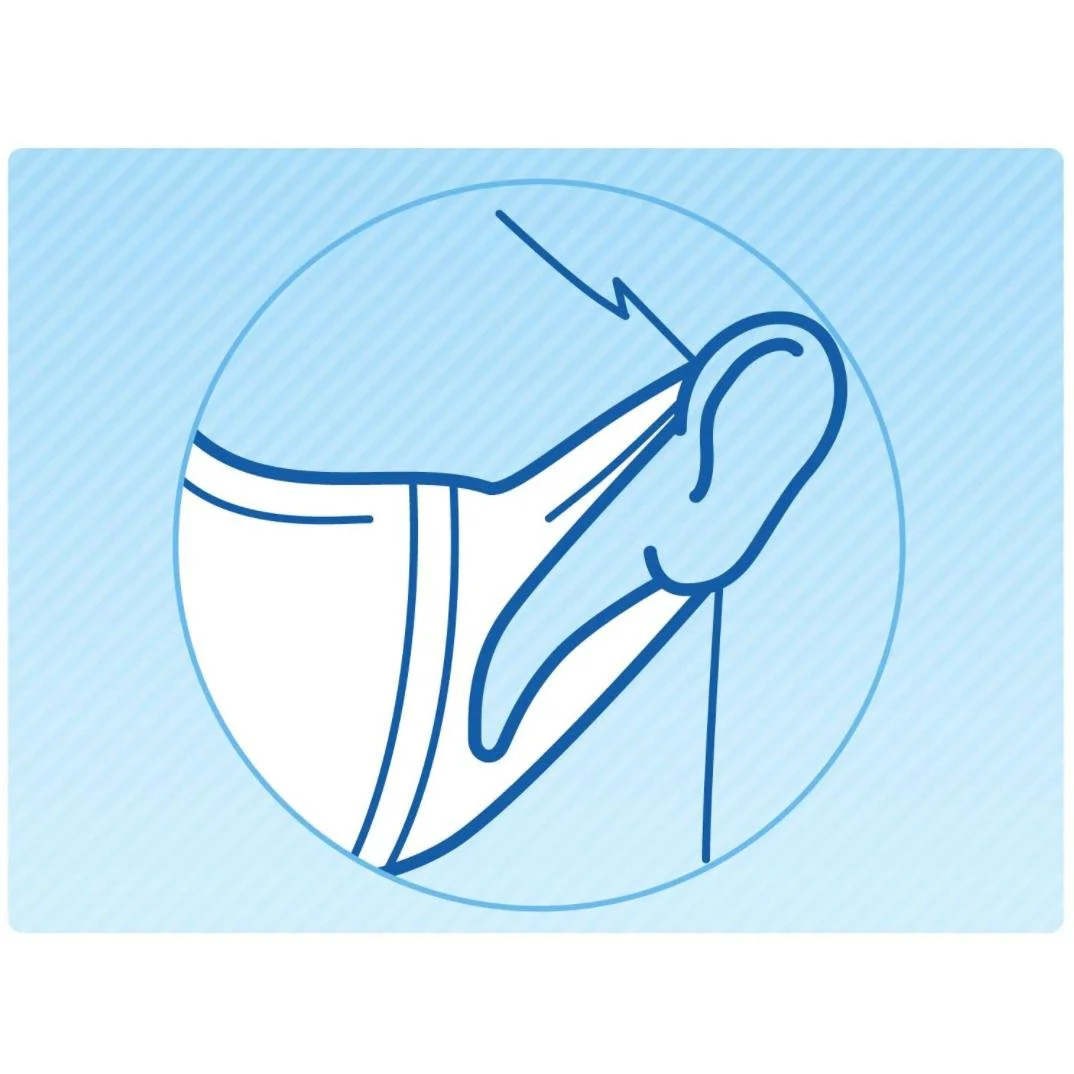 Unicharm Cho Rittai Standard White 3D Face Mask Regular Size 30 ct. - Image 4