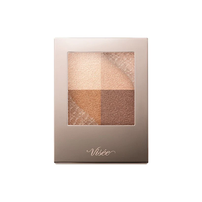 Visee Nuance Dewy Creator Glossy Four Color Eyeshadow Palette 5g - Image 5