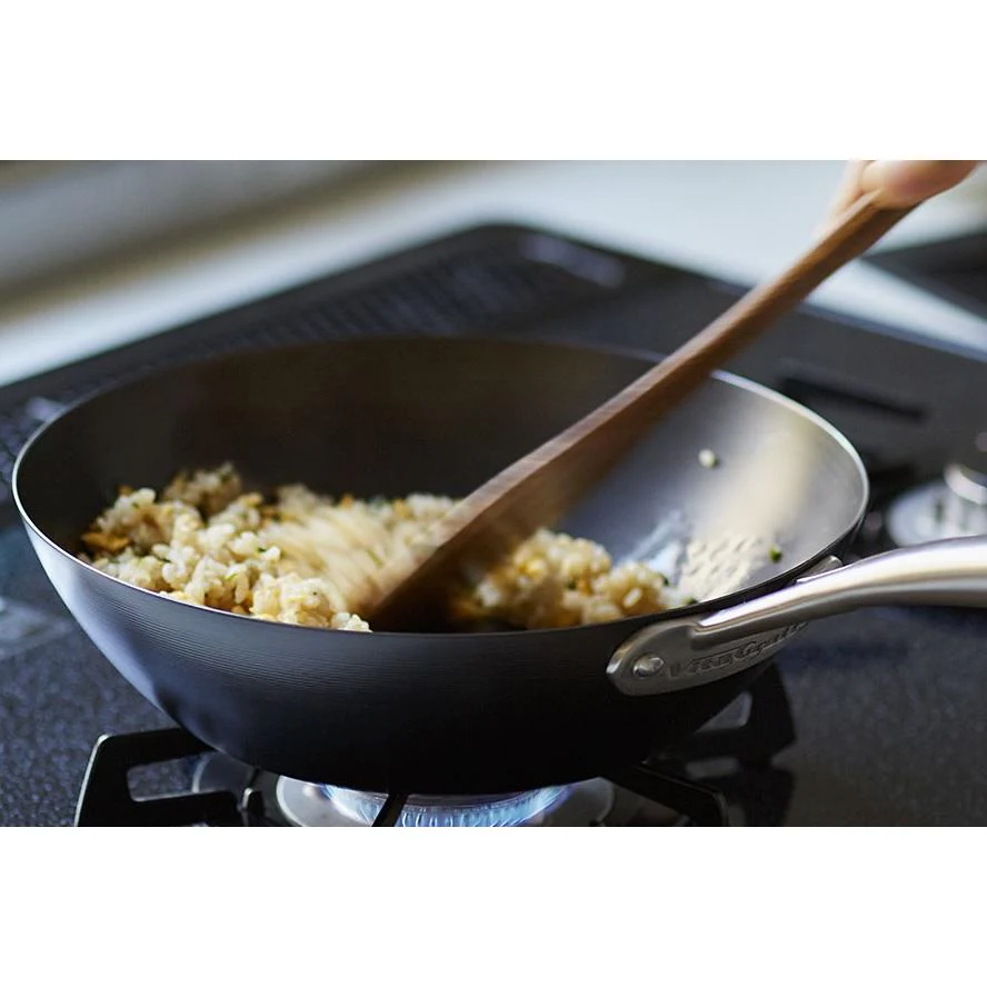Vita Craft Super Iron Flat-Bottomed Wok With Handle - Image 4