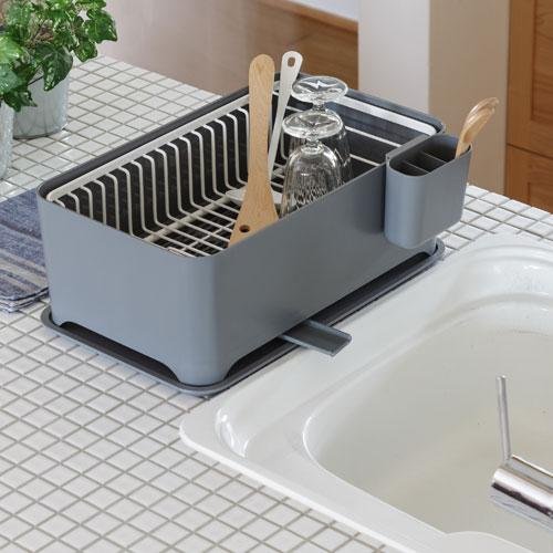 Wahei Freiz Compact Multi Functional Dish Drainer Dish Drying Rack - Image 3