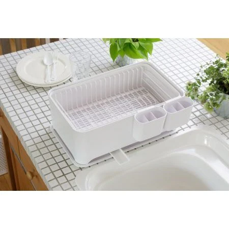 Wahei Freiz Compact Multi Functional Dish Drainer Dish Drying Rack - Image 7