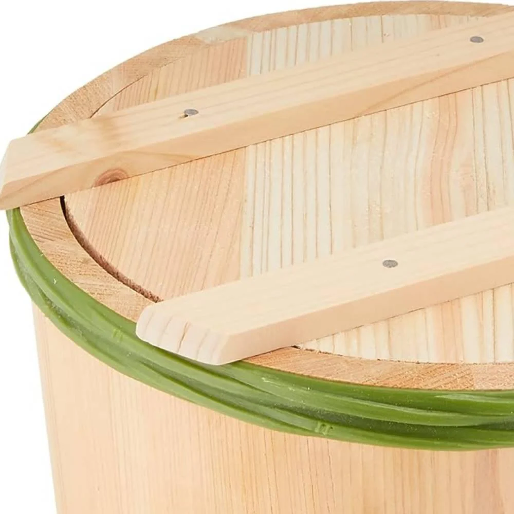 Wooden Pickling Barrel For Making Japanese Pickles 6kg Capacity - Image 4