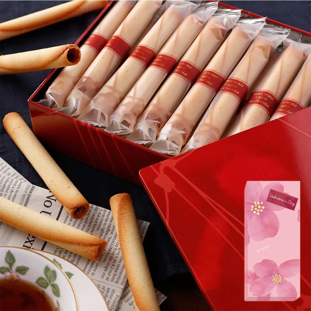 Yoku Moku Cigare au Chocolat Japanese Cigar Chocolate-filled Cookies 18 Pieces - Image 3