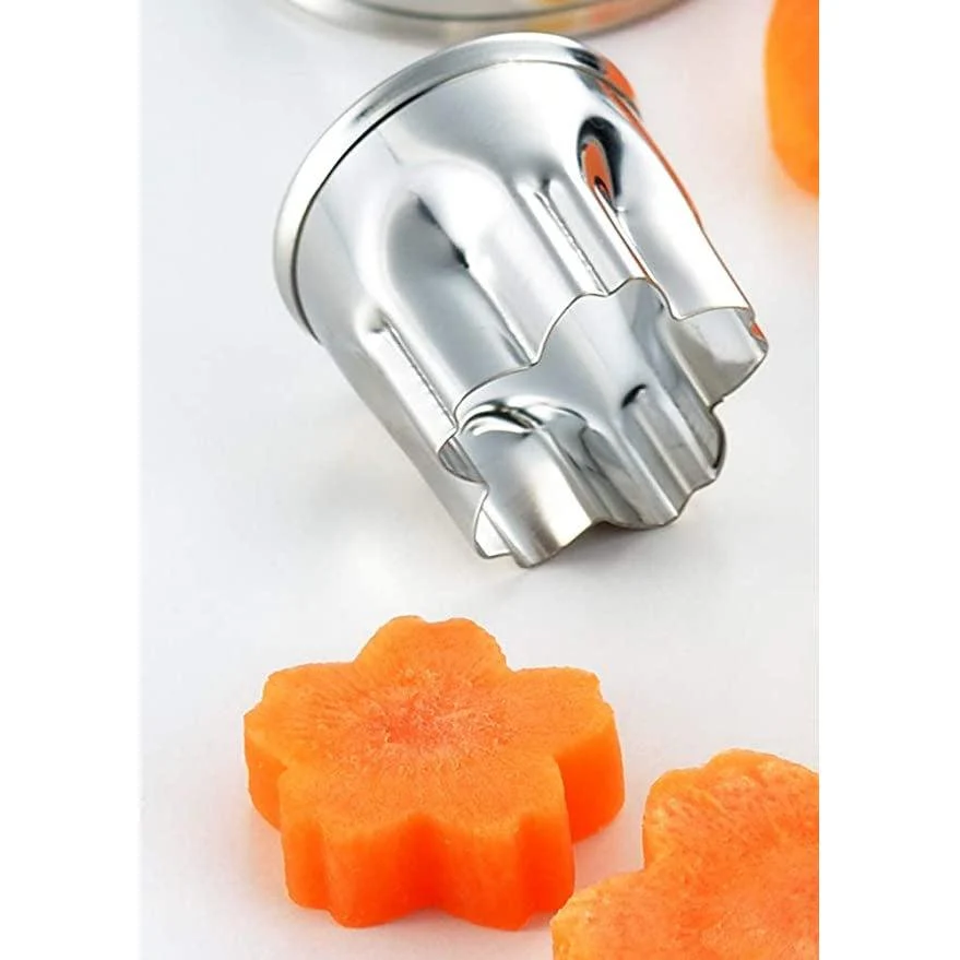Yoshikawa Sakura Cherry Blossom Vegetable Cutters (Set of 5) YJ2790 - Image 3
