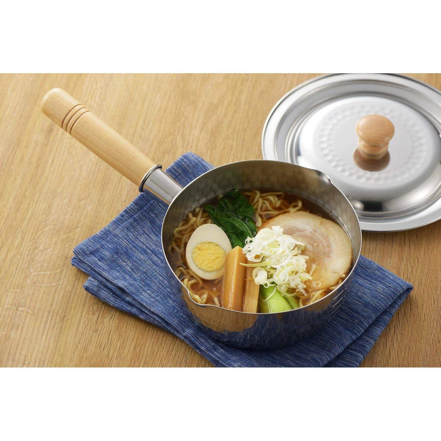 Yoshikawa Yukihira Saucepan Stainless Steel Pot 1.2 Quart 16cm YH6751 - Image 4