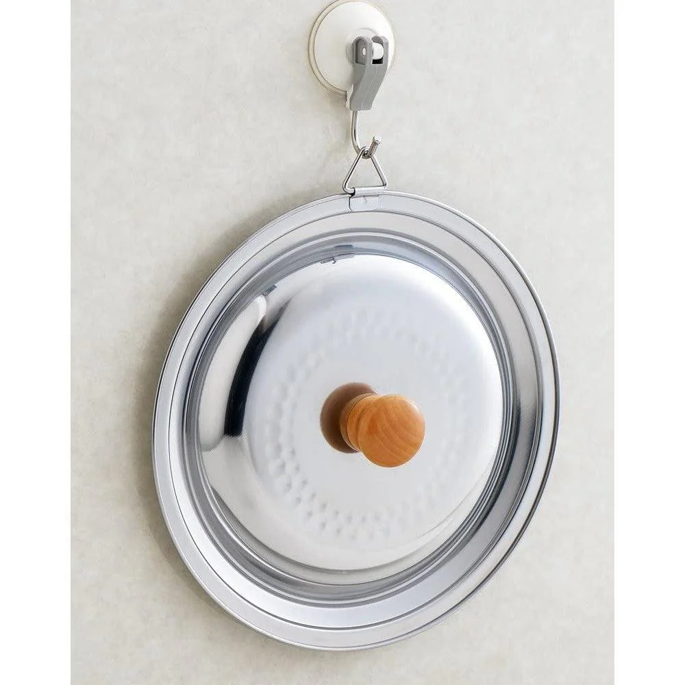 Yoshikawa Yukihira Stainless Steel Pot Lid 18-20cm YH9498 - Image 2