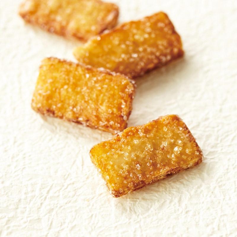 Genbudo Zarame Soy Sauce Rice Crackers Coated with Crystal Sugar (Pack of 3) - Image 2