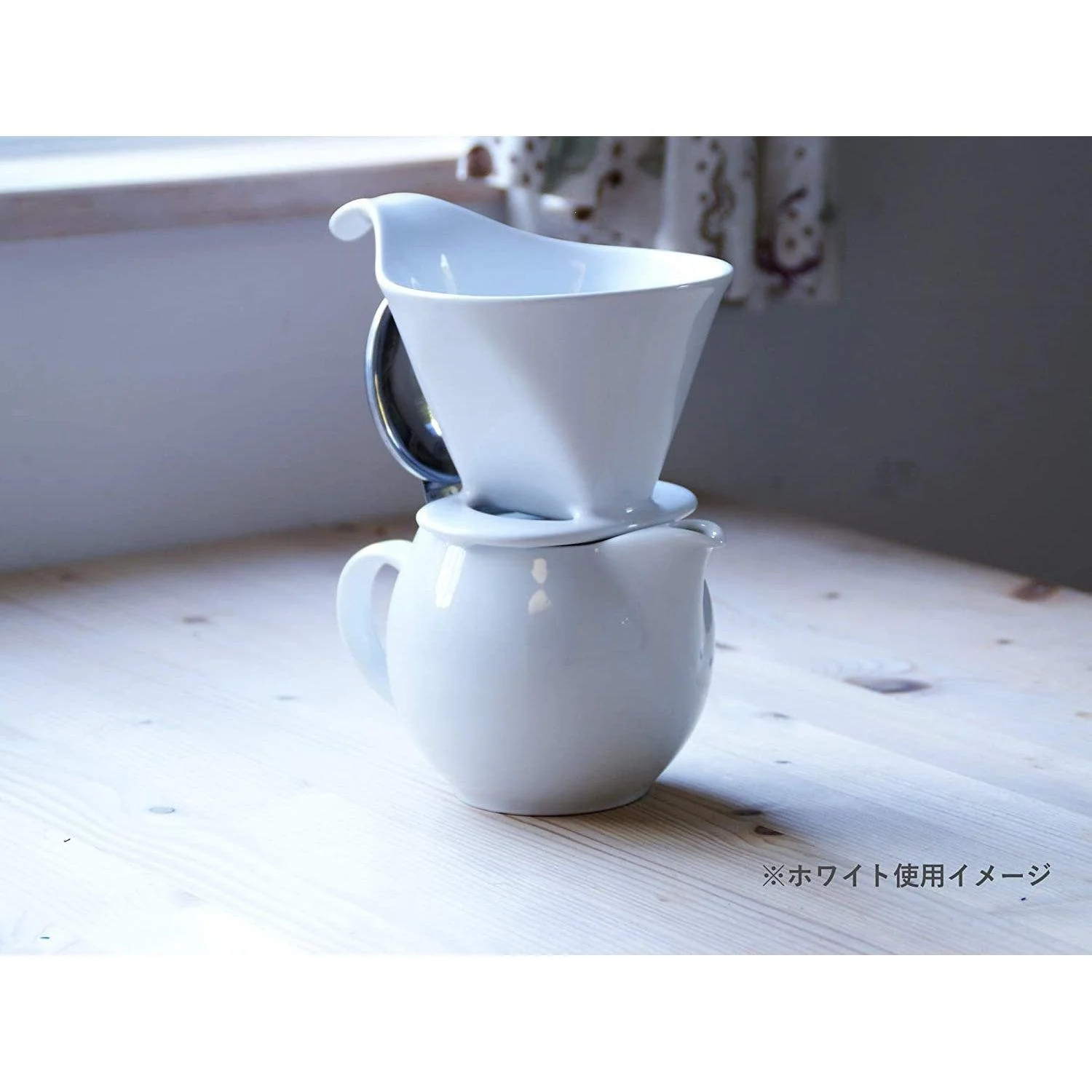 Zero Japan Hand Crafted Minoyaki Pottery Pour Over Coffee Dripper 3~4 Cups - Image 3